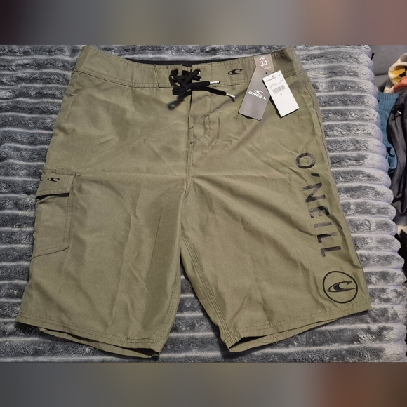 NWT O'NIELL SANTA CRUZ SOLID 21" BOARDSHORTS - Picture 9 of 16